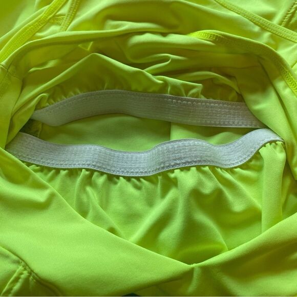 Lucky In Love Bright Yellow Racer Back Tank Size Medium - Picture 4 of 11